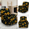 Polygonal Sunflower Recliner Cover-grizzshop