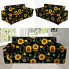 Polygonal Sunflower Sofa Cover-grizzshop