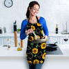 Polygonal Sunflower Women's Apron-grizzshop