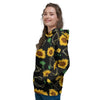 Polygonal Sunflower Women's Hoodie-grizzshop