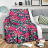 Pomegranate Floral Pattern Print Blanket-grizzshop