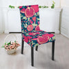 Pomegranate Floral Pattern Print Chair Cover-grizzshop