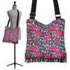 Pomegranate Floral Pattern Print Crossbody Bags-grizzshop