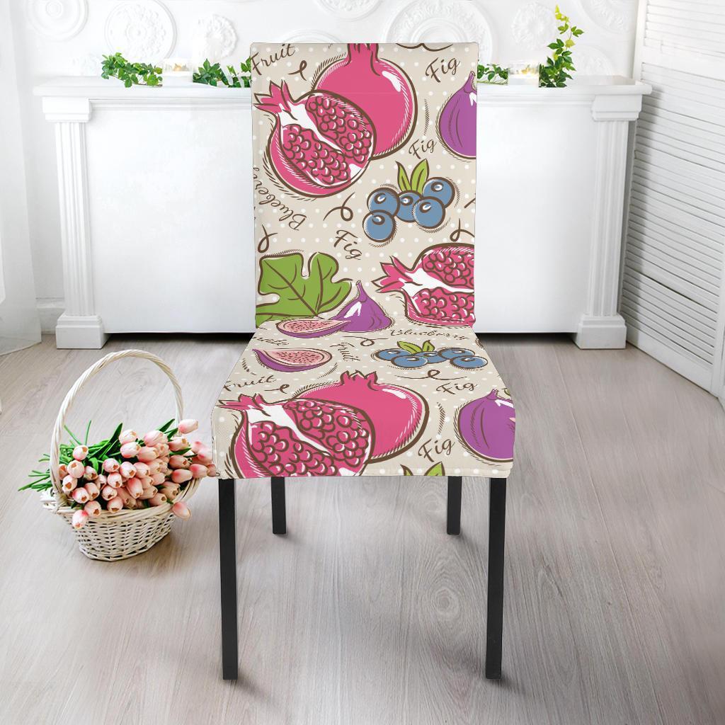 Pomegranate Fruit Pattern Print Chair Cover-grizzshop