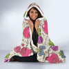 Pomegranate Fruit Pattern Print Hooded Blanket-grizzshop