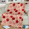 Pomegranate Pattern Print Blanket-grizzshop