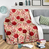 Pomegranate Pattern Print Blanket-grizzshop