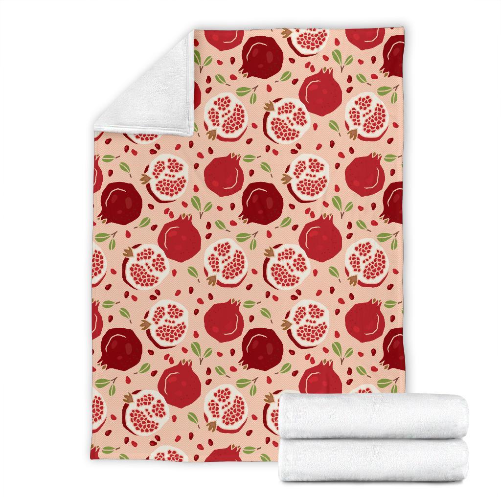 Pomegranate Pattern Print Blanket-grizzshop