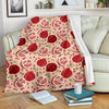 Pomegranate Pattern Print Blanket-grizzshop