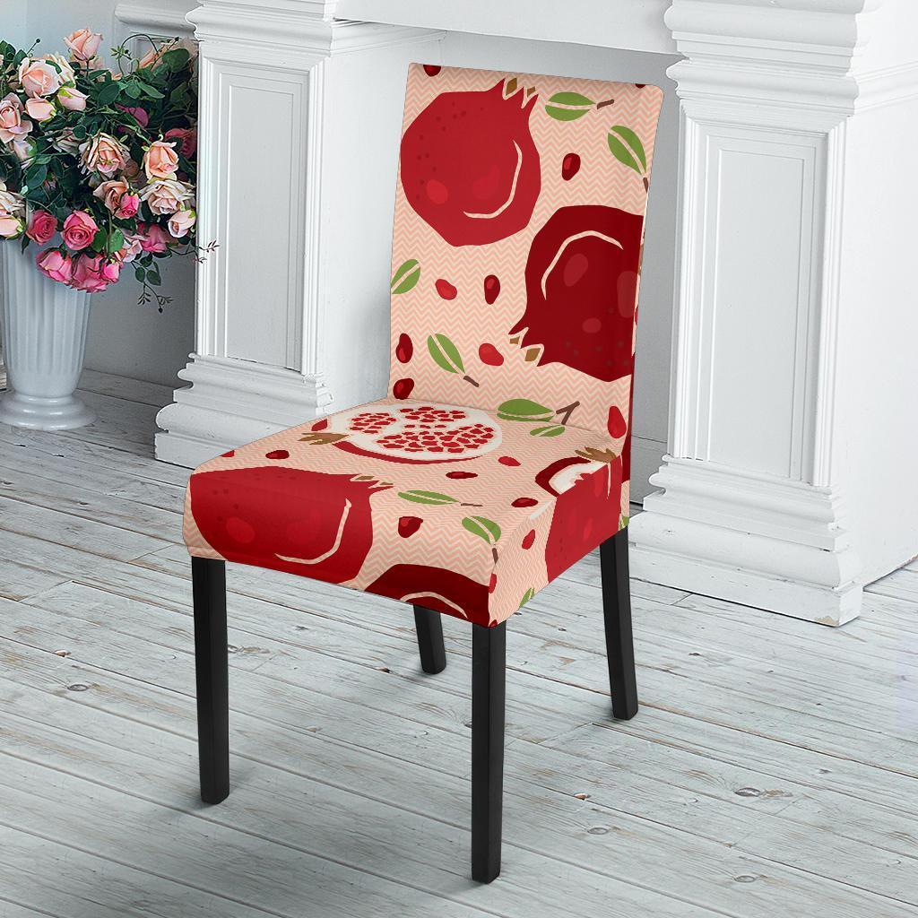 Pomegranate Pattern Print Chair Cover-grizzshop