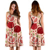 Pomegranate Pattern Print Dress-grizzshop