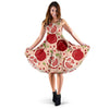 Pomegranate Pattern Print Dress-grizzshop