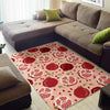 Pomegranate Pattern Print Floor Mat-grizzshop