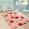 Pomegranate Pattern Print Floor Mat-grizzshop