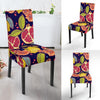 Pomegranate Print Pattern Chair Cover-grizzshop