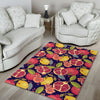 Pomegranate Print Pattern Floor Mat-grizzshop