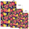 Pomegranate Print Pattern Floor Mat-grizzshop