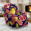 Pomegranate Print Pattern Recliner Cover-grizzshop