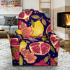 Pomegranate Print Pattern Recliner Cover-grizzshop