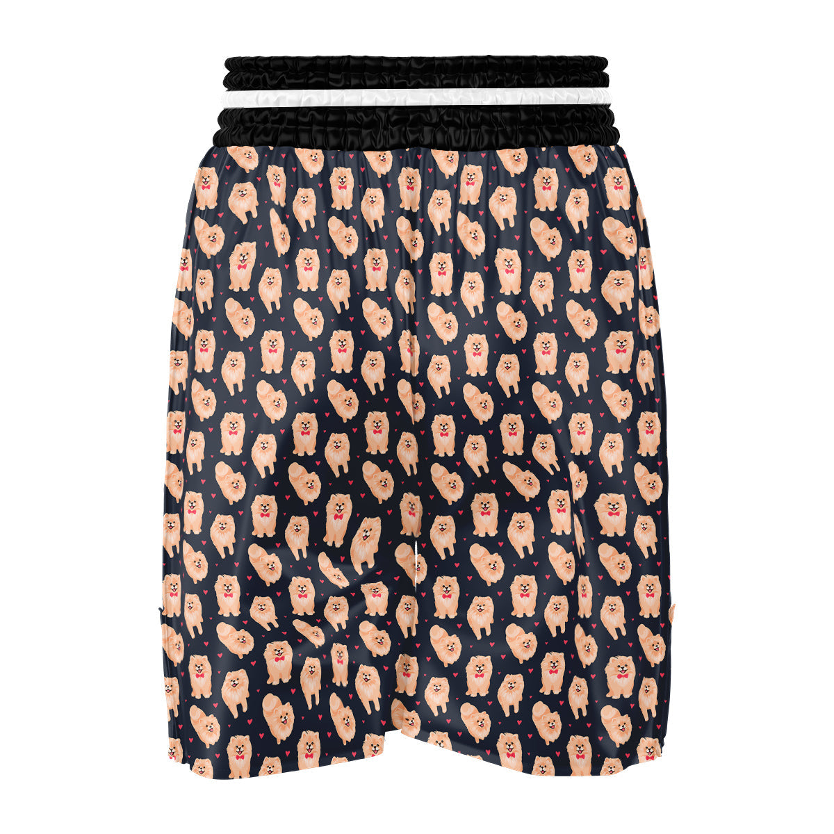 Pomeranian Cute Print Pattern Boxing Shorts-grizzshop