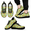 Pomeranian Dog Pattern Print Black Sneaker Shoes For Men Women-grizzshop