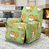 Pomeranian Dog Pattern Print Recliner Cover-grizzshop