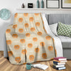 Pomeranian Dog Print Pattern Blanket-grizzshop