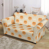 Pomeranian Dog Print Pattern Loveseat Cover-grizzshop