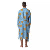 Pomeranian Little Print Pattern Men's Robe-grizzshop