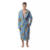 Pomeranian Little Print Pattern Men's Robe-grizzshop