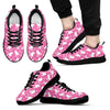 Poodle Dog Pattern Print Black Sneaker Shoes For Men Women-grizzshop