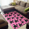 Poodle Dog Print Pattern Floor Mat-grizzshop