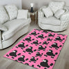 Poodle Dog Print Pattern Floor Mat-grizzshop