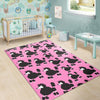 Poodle Dog Print Pattern Floor Mat-grizzshop