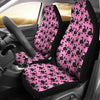 Poodle Dog Print Pattern Universal Fit Car Seat Cover-grizzshop