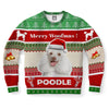 Poodle Dog Ugly Christmas Sweater-grizzshop