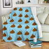 Poop Emoji Print Pattern Blanket-grizzshop