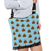 Poop Emoji Print Pattern Crossbody bags-grizzshop