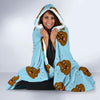 Poop Emoji Print Pattern Hooded Blanket-grizzshop