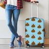 Poop Emoji Print Pattern Luggage Cover Protector-grizzshop