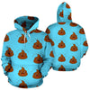 Poop Emoji Print Pattern Men Women Pullover Hoodie-grizzshop