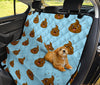 Poop Emoji Print Pattern Pet Car Seat Cover-grizzshop