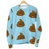 Poop Emoji Print Pattern Women's Sweatshirt-grizzshop