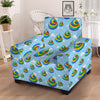 Poop Rainbow Print Pattern Armchair Slipcover-grizzshop