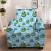 Poop Rainbow Print Pattern Armchair Slipcover-grizzshop