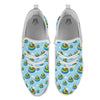 Poop Rainbow Print Pattern White Athletic Shoes-grizzshop