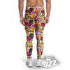 Pop Art Comics Print Pattern Men's Leggings-grizzshop