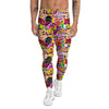 Pop Art Comics Print Pattern Men's Leggings-grizzshop