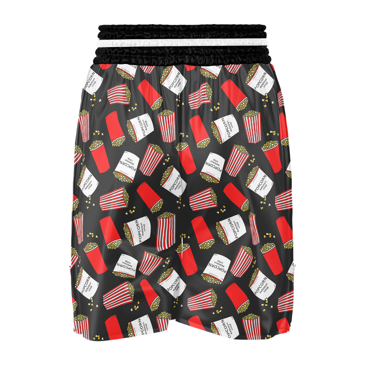 Popcorn Box Print Pattern Boxing Shorts-grizzshop