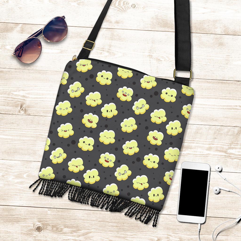 Popcorn Cartoon Pattern Print Crossbody bags-grizzshop